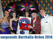 Fasching in München: Vorstellung Narrhalla Orden 2014 Motto "Hollywood in Munich" (©Foto: Ingrid Grossmann)